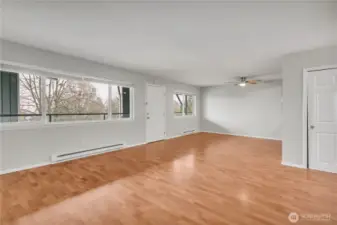 Another view of this freshly painted space.