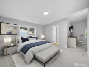 Primary Bedroom w/flex space