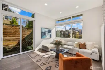 Light-filled living room