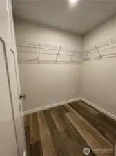 primary walk in closet  pictures of previous build to depict features and quality