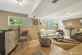 Lots of room for games, hobbies, media room, etc.