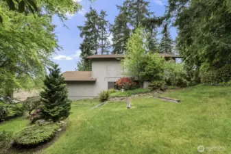 Beautiful spaces all the way around the house.