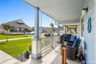 The HOA takes care of the lawn maintenance, road maintenance, and snow removal.