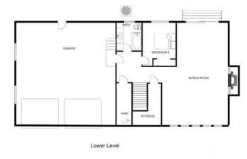 Lower Level includes- great room, 1bedroom and 1bath.