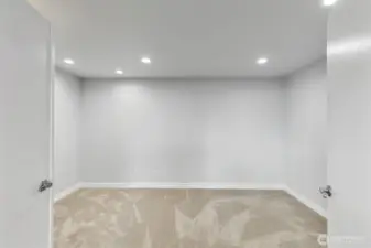 Extra room downstairs.