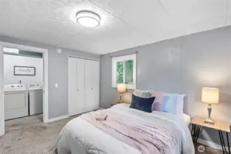 Primary with walk-in closet!