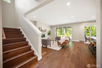 All rooms are upstairs.