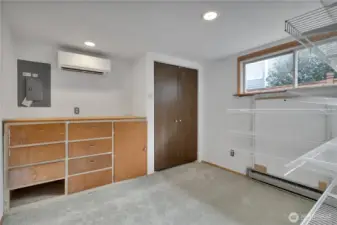 Extra storage or hobby room