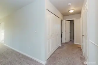 Hallway-laundry -linen closet