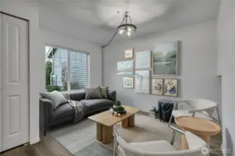 This room is virtually staged