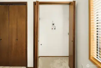 Washer/Dryer Connection in Closet and Building has Community Washer/Dryer