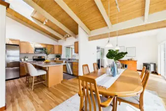 Open Floor plan allows the chef(s) to be included