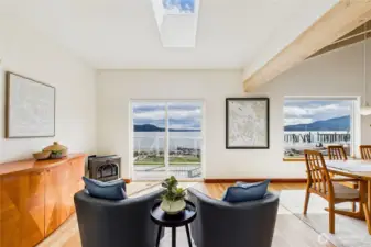 Sip your morning tea or coffee and take in the view