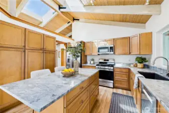 Recently re-done kitchen