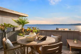 2 Decks – main & roof top with Sonos System
