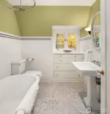 Vintage updated bath