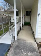 Handicapped Ramp to front door
