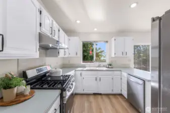 Wash your dishes with ocean views!