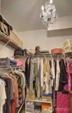 Primary closet