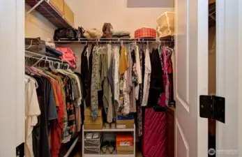 Primary closet
