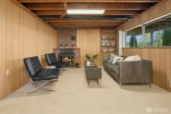 The walk-out basement has a large living area that offers flexibility for any lifestyle.