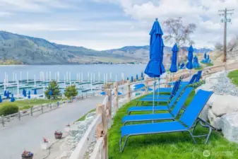 Private community beach and community marina