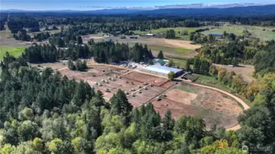 Great view of the entire property looking to the Black Hills - to the south/west