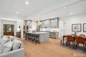 Large butlers pantry off the kitchen for extra storage plus a wine fridge.