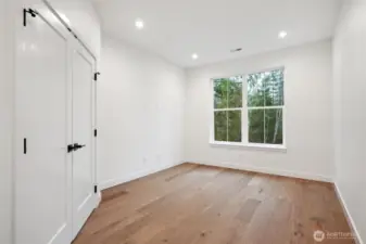 One of the 3 large upstairs bedrooms