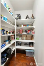 Walk in & Lighted Pantry