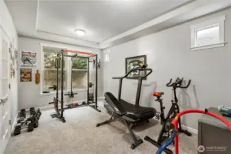 Main floor Office Or Bedroom with window & Closet.