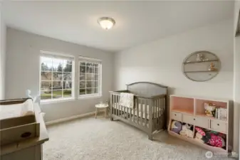 One of the 4 upstairs bedrooms