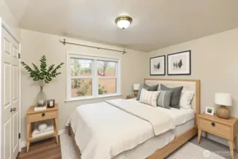 Unit A - Bedroom 2 (Virtually Staged)