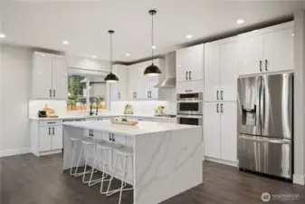 Gorgeous open kitchen