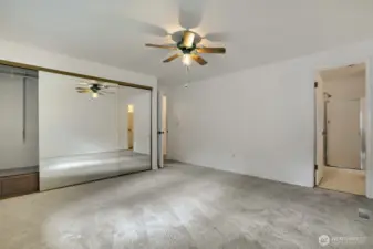 View of 3/4 bath off primary