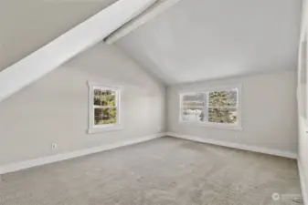 This room is a great flex space with lots of natural light. It would make a great office or den.