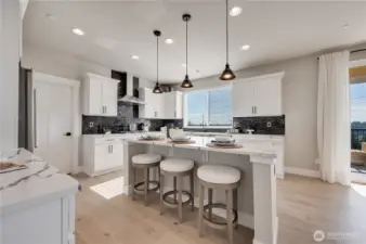 Photos of Summit Model Home Plan 3355 Elevation A - colors & details will vary