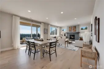 Photos of Summit Model Home Plan 3355 Elevation A - colors & details will vary