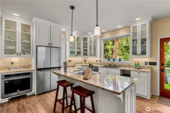 Convection Oven, Stainless Appliances, Beverage Fridge