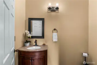 1/2 Bath off Kitchen