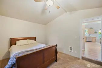 The second bedroom on the main floor.