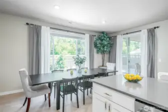Dining Room right off the kitchen