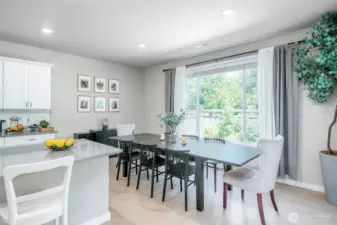 Natural light throughout