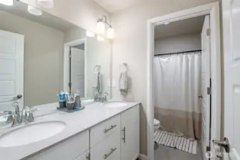 Upstairs bathroom
