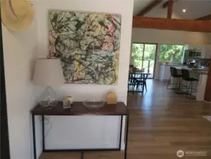 Front entry.  Living room to the immediate left.