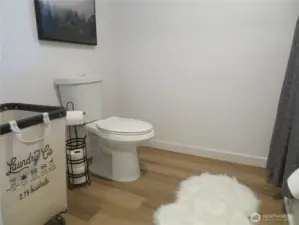 Second full bath - tub and shower to the right.