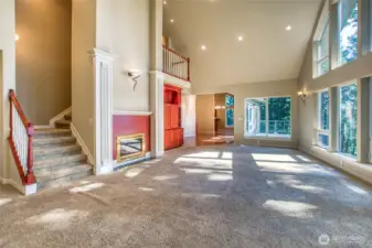 Living Room showing open concept