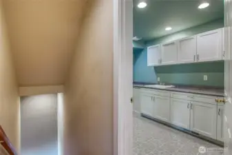 Laundry Room next to stairs