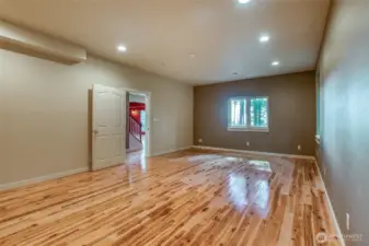 Extra room on lower level