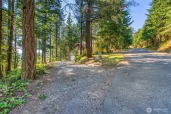 Driveway to home